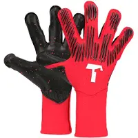 T1tan Rebel 2.0 Goalkeeper Gloves With Finger Protection Rood 11