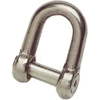 Goldenship Twist Shackle 10 Units Zilver 10 mm