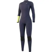 Mystic Dazzled 3/2 Mm Dames Wetsuit Van Neopreen Met Lange Mouwen En Rits Op De Borst