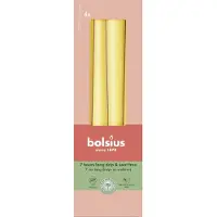 Bolsius Gotische Kaarsen 4 Stuks Sunny Yellow