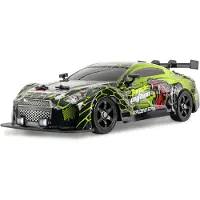 Amewi 1:16 RC auto Drift RC-Modell Geel Brushed 4WD RTR 2,4 GHz