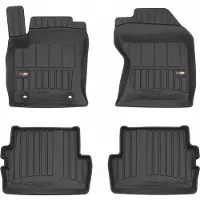 Frogum Geschikt voor FORD Focus MK1 Facelift 2001-2004 - Automatten Set - 3D Korytka - TPE Rubber - 6 cm Hoge Rand