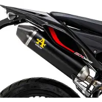 Arrow Thunder Aluminium Dark With Carbon End Cap Aprilia Rx/sx 125 ´21-22 Gehomologeerde Uitlaatdemper
