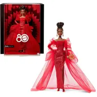 Barbie Brunette Doll 80th Anniversary Roze Kinderen