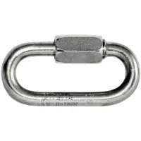 Peguet Galvanised Quick Link Shackle Zilver 14 mm