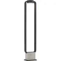 LUCANDE LED tuinpadverlichting - tuinlamp Belna, zwart, Aluminium, Modern, LED buitenlamp