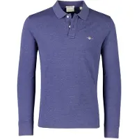 Gant Shirt blauw gemêleerd
