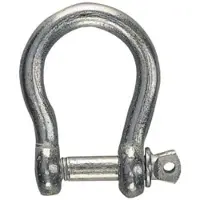 Barton Marine Galvanized Lyre Shackle Zilver 22 mm