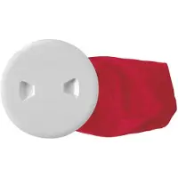 Beckson Marine Abs Registration Cover Cap With Bag Rood 206 mm