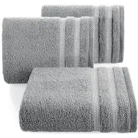 Eurofirany Riki Handdoek Staal 50x90 cm - Zacht en Absorberend