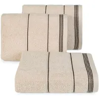 Eurofirany MIRA Beige Handdoek 50x90 cm 500 GSM Katoen Zacht