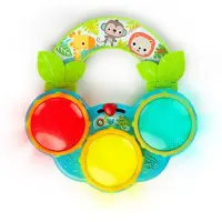 Bright Starts Muzikaal trommel speelgoed met lichten - - Safari Beats - 3 maanden en ouder