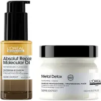 L'Oréal Professionnel Série Expert Masker Série Metal Detox Masque 150ml | Voor Beschadigd Haar