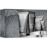 Clinique For Men | Gezichtsreiniger 200 ml + Dag creme 100 ml + Scrub 100 ml + Oog creme 15 ml | Set 4 st