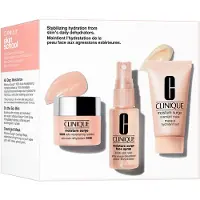 Clinique MOISTURE SURGE SET: SERUM VOOR ONTZWELLING VAN DE OGEN 15ML + CRÈME 100U AUTO-OPVULLENDE HYDRATERENDE CRÈME 75ML + MOISTURE SURGE GEZICHTSSPRAY 30ML