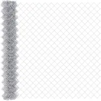 vidaXL Kettinglinkheining 10 x 1,6 m Gegalvaniseerd staal Zilver
