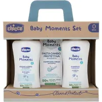 Chicco Baby lichaamsverzorging, SET 2: Badproduct, Shampoo, Beschermende Voedende Crème - 0m+