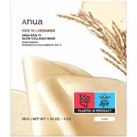 ANUA Rice 70 + Ceramide Glow Collagen Mask