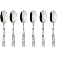 Sambonet Espressolepel Jungle (Set van 6)