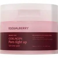 Eqqualberry Collageen Pore-Tight Up Gel Toner Pads - Koreaanse Pore-Tightening Jelly Pad met diepe absorptie Collageen Hydraterende en verstevige