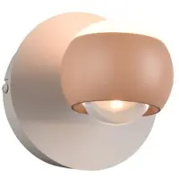 TRIO Musterring Cannon Wandlamp – Modern Design, Oranje, LED