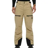 Superdry Functionele broek lichtbruin / zwart