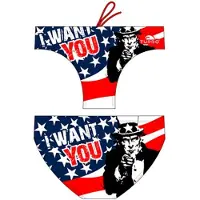 Turbo I Usa Want You Waterpolo Zwemslip