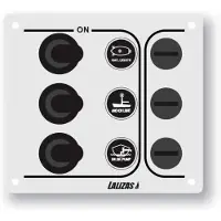 Lalizas Waterproof Switch Sp Economy Panel Zwart 3