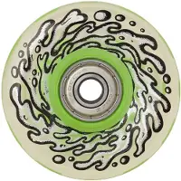 Santa Cruz Light Ups W/green Led And Bearings Og Slime Skateboardwielen