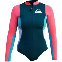 Kynay Ultra Stretchy Surfing 2 Mm Dames Shorty Met Lange Mouwen En Rits Op De Rug