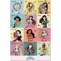 Grupo Erik Poster Disney Princess Brush Strokes 61x91,5cm