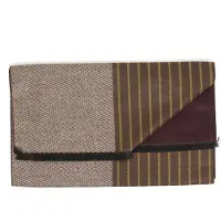 Tresanti BUSTO Fishbone-stripe double face viscose scarf Green (TRSCHE193 - 900)