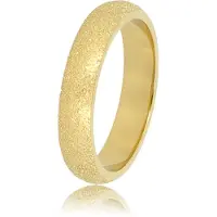 My Bendel - Goudkleurige Stardust Aanschuifring 4mm - Goudkleurige Stardust Aanschuifring - 4 Mm Breed - Sprankelend Design - met Luxe Cadeauverpakking | Sieraden Voor Dames | Maat 19.00 Mm / Maat 60