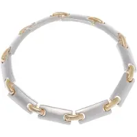 Behave - Armband zilverkleur goudkleur - Elegant detail - Werk & casual