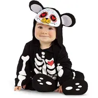 MOM Osito Day Of The Dead Costume Zwart 12-24 Months Kinderen