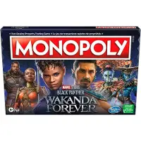 Hasbro Monopoly Black Panther Board Game Zilver Kinderen