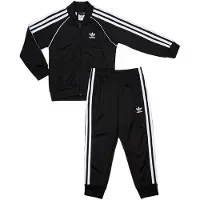 Adidas Joggingpak 'Adicolor' zwart / wit