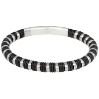 Ixxxi Men-Logan-Zilverkleurig Mat-Heren Armband