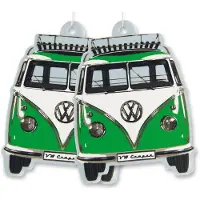 Brisa VW Collection by - Set van 2 Volkswagen luchtverfrissers met VW T1 Bulli Bus-motief (Groene appel)