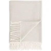Walra katoenen plaid zand (130x170 cm)