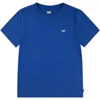 Levi's Kids T-shirt blauw Jongens Katoen Ronde hals Logo - maat 176