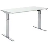 Schäfer Shop Bureautafel, elektrisch in hoogte verstelbaar, B 1600 x D 800 x H 725-1195 mm