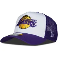 New Era Nba Los Angeles Lakers Side Patch 9forty Aframe Truckercap