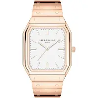 Liebeskind berlin Analoog horloge rose-goud / zwart / wit