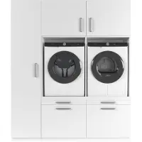 Wasophoogte Wasmachine kast lyon – pure