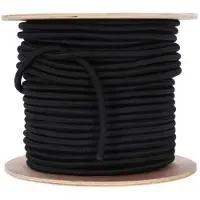 PLASTIMO Polyester Elastic Braided Rope 100 M Zwart 12 mm