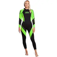 Mad Wave Opnwtr Hydrostar Dsss Fls Woman Long Sleeve Neoprene Wetsuit Groen S Vrouw