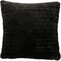J-Line kussen - polyester - zwart