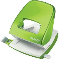 Leitz NeXXt WOW Perforator - 2-Gaats - Perforeert tot 30 Vel - Ideaal Voor Thuiskantoor/Thuiswerkplek - Groen
