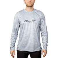 Graff Upf50 961 Cl-12 Uv Long Sleeve T-shirt Grijs M Man